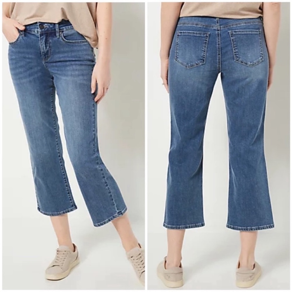 NYDJ Marilyn Crop Denim Jeans Ladies Size 12P